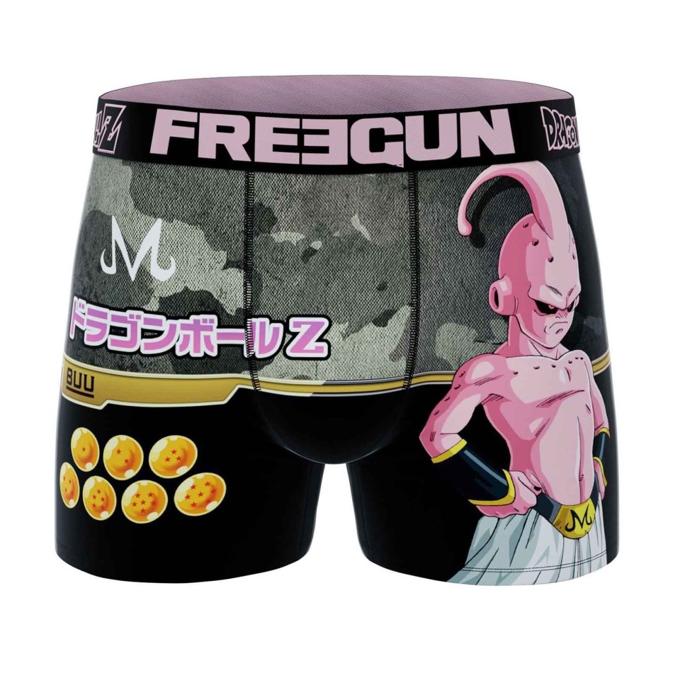 Dragon Ball Z "Buu" men's boxer shorts (Men's boxer shorts) Freegun on FrenchMarket