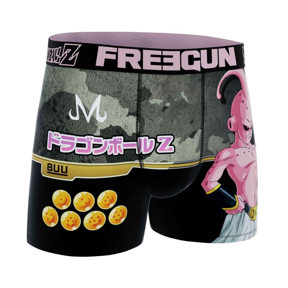 FREEGUN Dragon Ball Z "Buu" Boxer för män Rosa