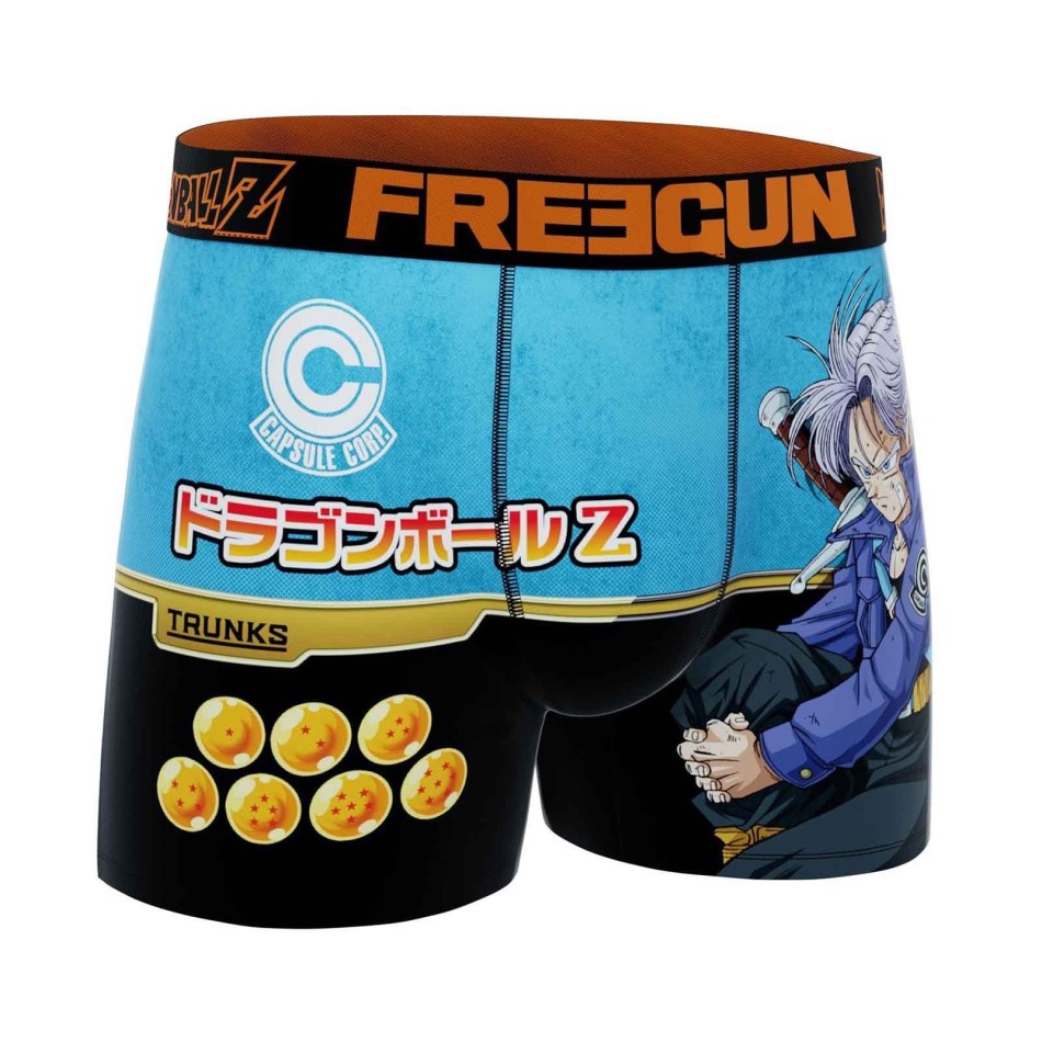 Boxers de microfibra para hombre de Dragon Ball Z «Trunks» (Boxers para hombre) Freegun en FrenchMarket