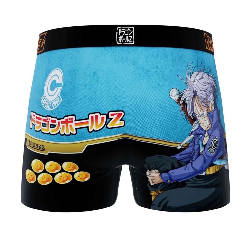 Boxers de microfibra para hombre de Dragon Ball Z «Trunks» (Boxers para hombre) Freegun en FrenchMarket