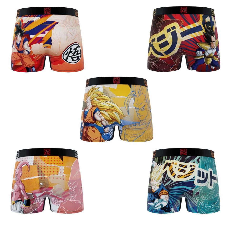 Boxershorts FREEGUN DBZ | Boxer Lot Dragon Ball Z Underkläder / French Market