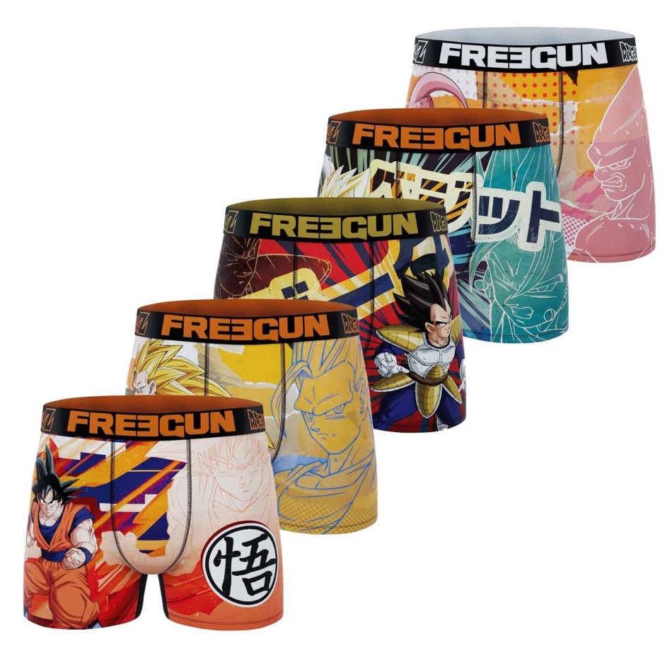 Boxershorts FREEGUN DBZ | Boxer Lot Dragon Ball Z Underkläder / French Market