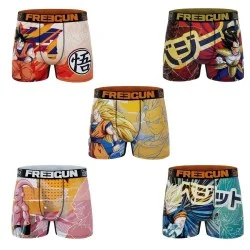 FREEGUN Herren-Boxershorts Dragon Ball Z – Mikrofaser Mit Elastischem Bund