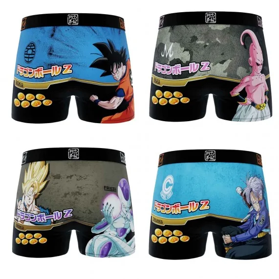 Lot de 4 Boxers Homme Dragon Ball Z (Lot boxers Homme) Freegun chez FrenchMarket
