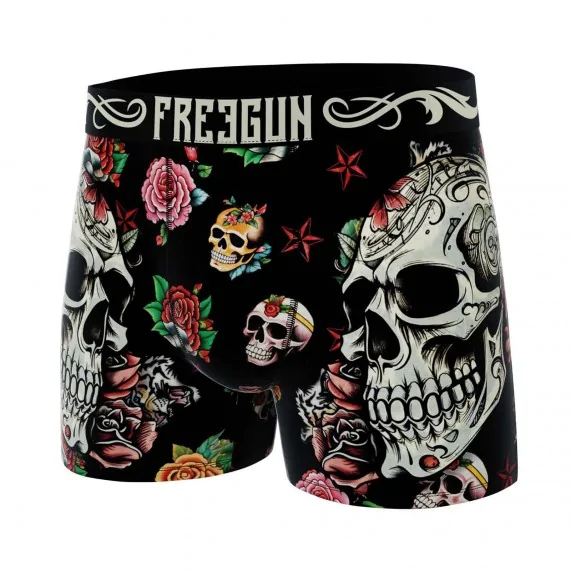 Boxer Mann Skull Totenkopf (Boxershorts Mann) Freegun auf FrenchMarket