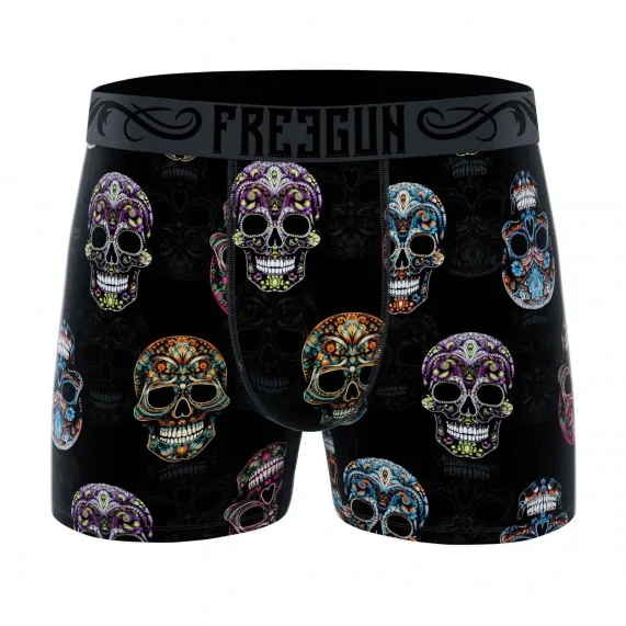 Boxer Mann Skull Totenkopf (Boxershorts Mann) Freegun auf FrenchMarket