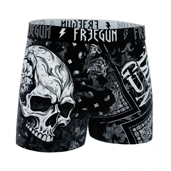 Boxer Mann Skull Totenkopf (Boxershorts Mann) Freegun auf FrenchMarket