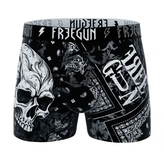 Boxer Mann Skull Totenkopf (Boxershorts Mann) Freegun auf FrenchMarket