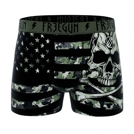 Boxer Mann Skull Totenkopf (Boxershorts Mann) Freegun auf FrenchMarket