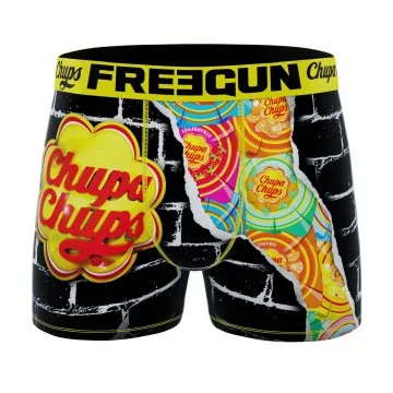 Pop-Art "Chupa Chups" Microfiber Boxer for Men (Men's boxer shorts) Freegun on FrenchMarket