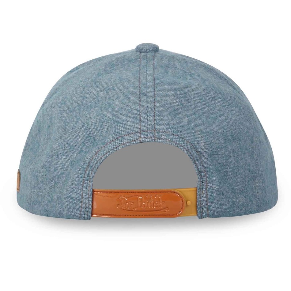 VON DUTCH Baseballkeps i denim "JEAN", blå