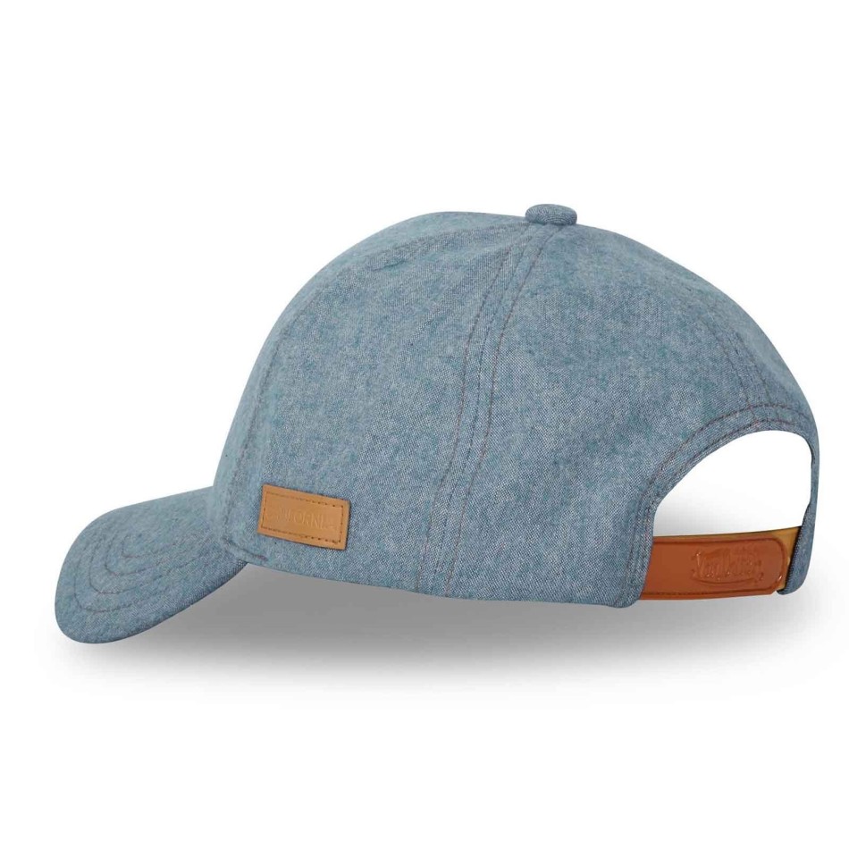 VON DUTCH Baseballkeps i denim "JEAN", blå