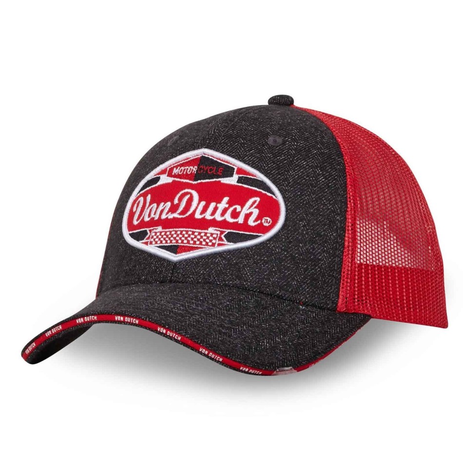 VON DUTCH Truckerkeps med tweed-effekt "MIXED