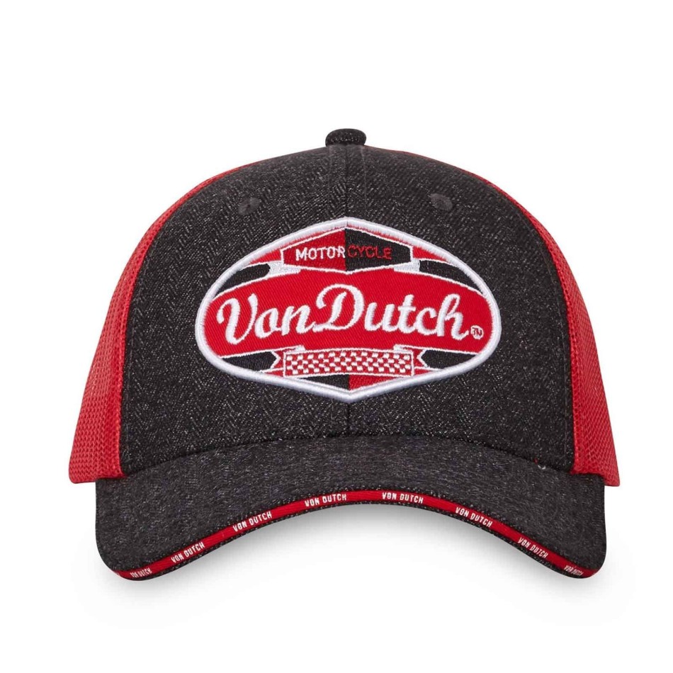 VON DUTCH Tweed Effect Trucker Cap "MIXED