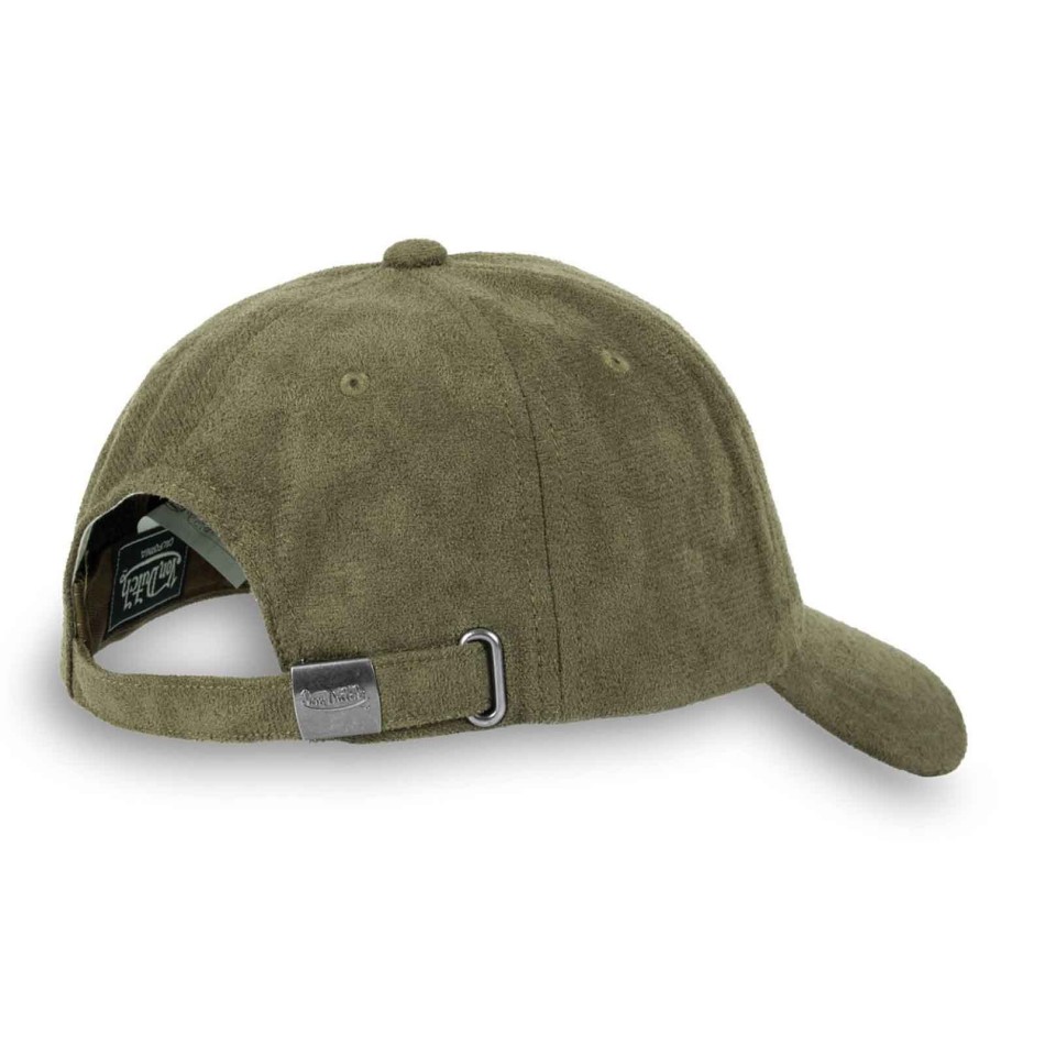 VON DUTCH Basebollkeps Strapback Suedine Svart, Khaki, Ecru