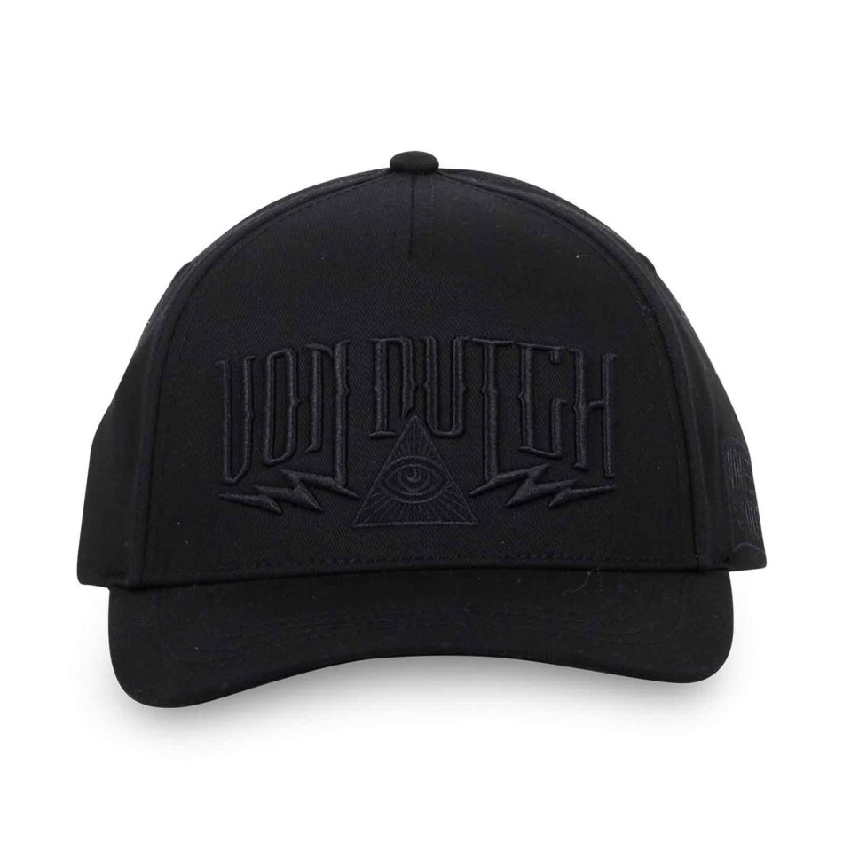 VON DUTCH Svart Baseball Cap "Rock" 100% bomull Fri leverans