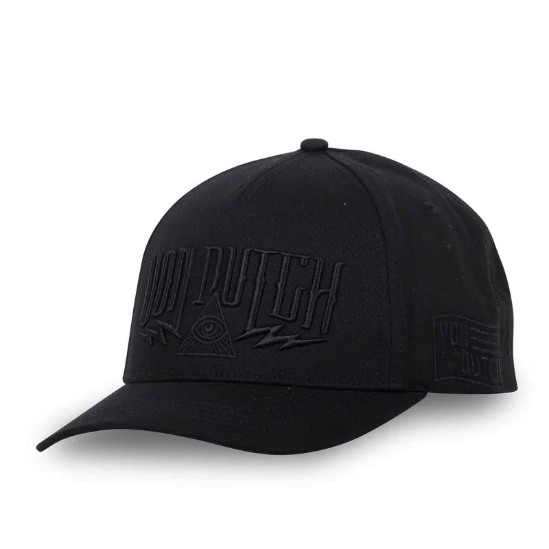 Von Dutch - Casquette Baseball "Rock" Noir Taille Unique