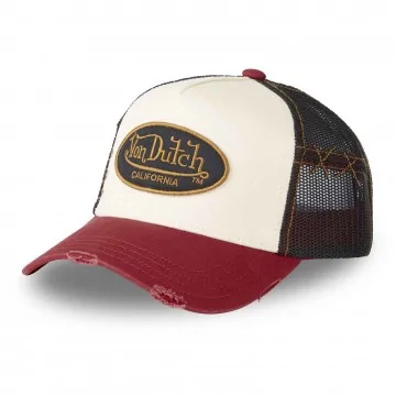 Casquette Trucker Effet Usé "Grey" (Casquettes) Von Dutch chez FrenchMarket