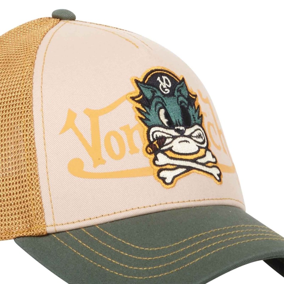 VON DUTCH Pirate Cat Trucker Cap Fri frakt i Frankrike