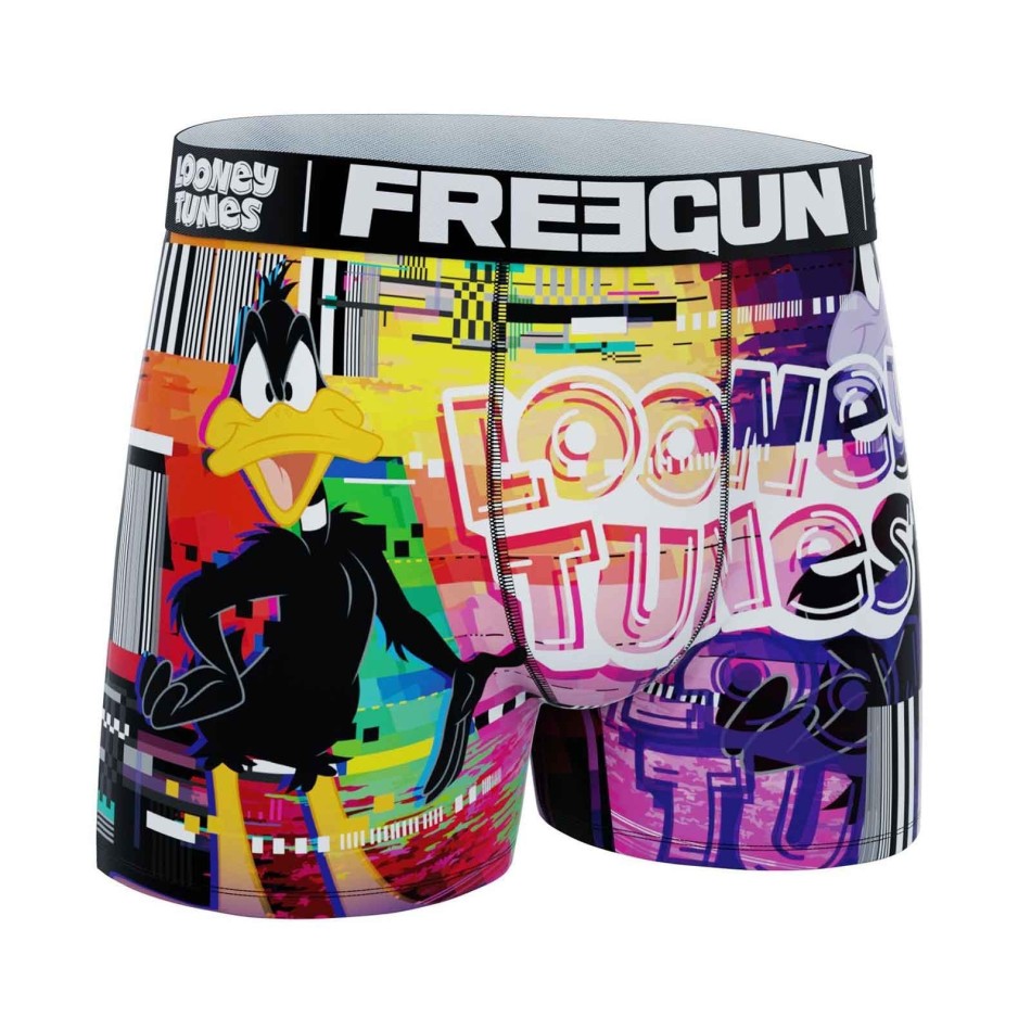Looney Tunes "Mire TV" Men's Boxers (Men's boxer shorts) Freegun on FrenchMarket