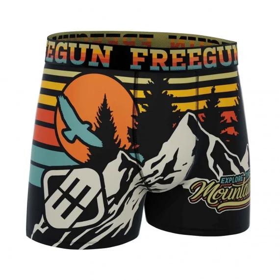 Wild Life" Heren Boxer (Herenboxershorts) Freegun chez FrenchMarket