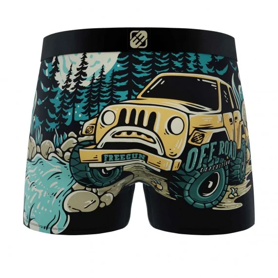Wild Life" Heren Boxer (Herenboxershorts) Freegun chez FrenchMarket