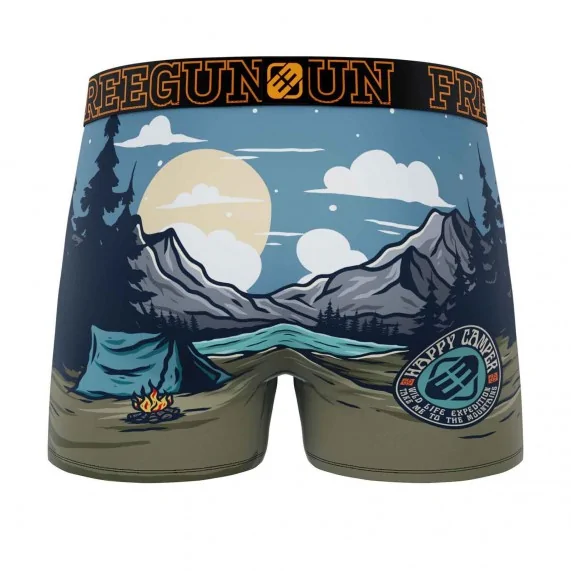 Wild Life" Heren Boxer (Herenboxershorts) Freegun chez FrenchMarket