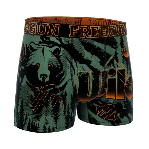 Wild Life" Heren Boxer (Herenboxershorts) Freegun chez FrenchMarket