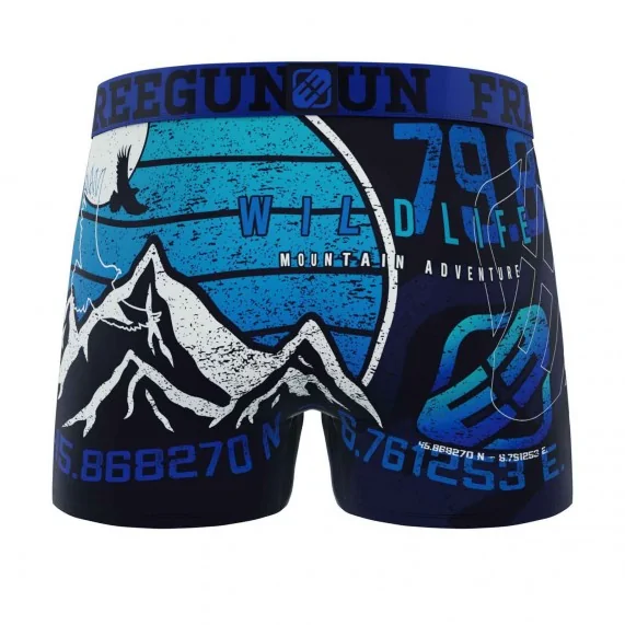 Wild Life" Heren Boxer (Herenboxershorts) Freegun chez FrenchMarket