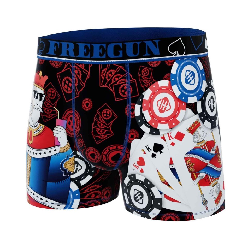 Boxer Homme Microfibre Collection Las Vegas (Boxers Homme) Freegun chez FrenchMarket