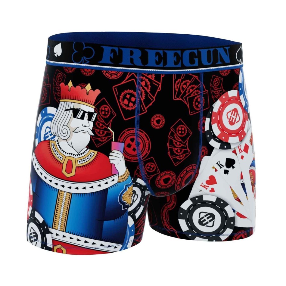 Boxer Homme Microfibre Collection Las Vegas (Boxers Homme) Freegun chez FrenchMarket