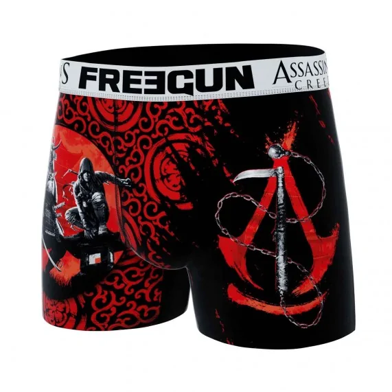 Boxer de microfibra "Assassin's Creed: Shadows" para hombre (Calzoncillos para hombre) Freegun chez FrenchMarket