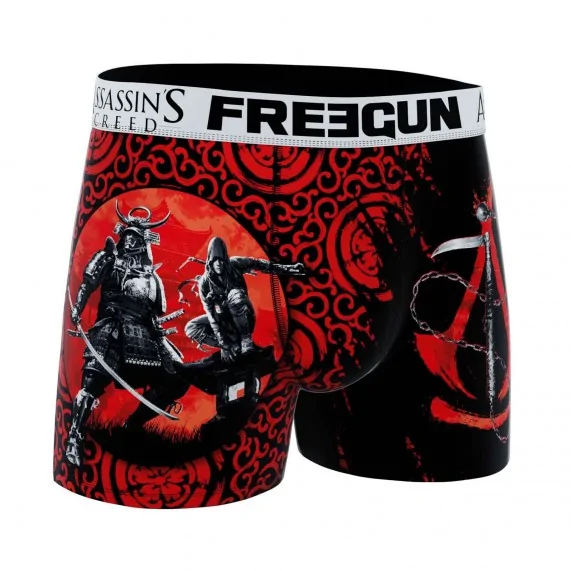 Boxer Mann Mikrofaser "Assassin's Creed: Shadows" (Boxershorts Mann) Freegun auf FrenchMarket