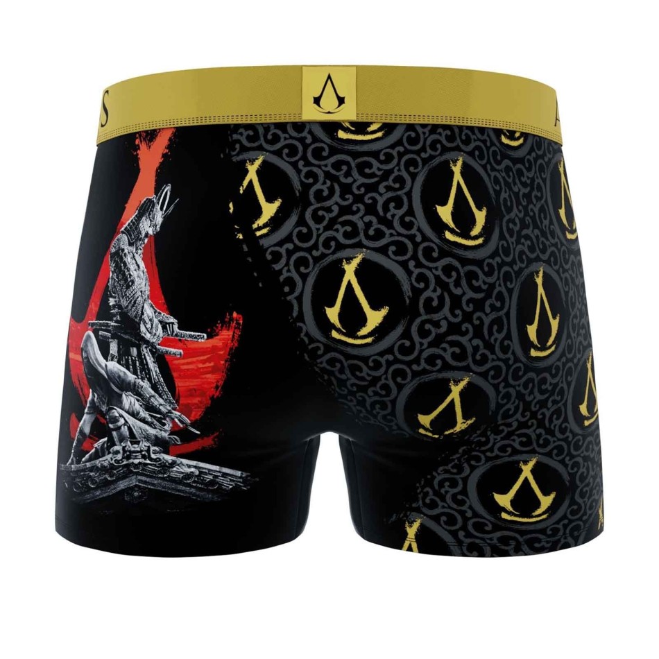 Boxer in microfibra "Assassin's Creed: Shadows" per uomo (Boxer da uomo) Freegun chez FrenchMarket