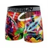 Boxer in microfibra "Street Pop-Art" per uomo (Boxer da uomo) Freegun chez FrenchMarket