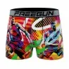 Boxer in microfibra "Street Pop-Art" per uomo (Boxer da uomo) Freegun chez FrenchMarket