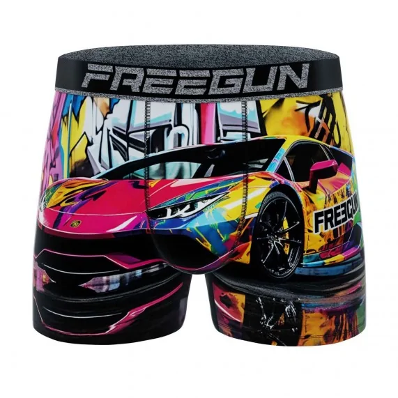 Boxershorts für Männer aus Mikrofaser "Street Pop-Art (Boxershorts Mann) Freegun auf FrenchMarket