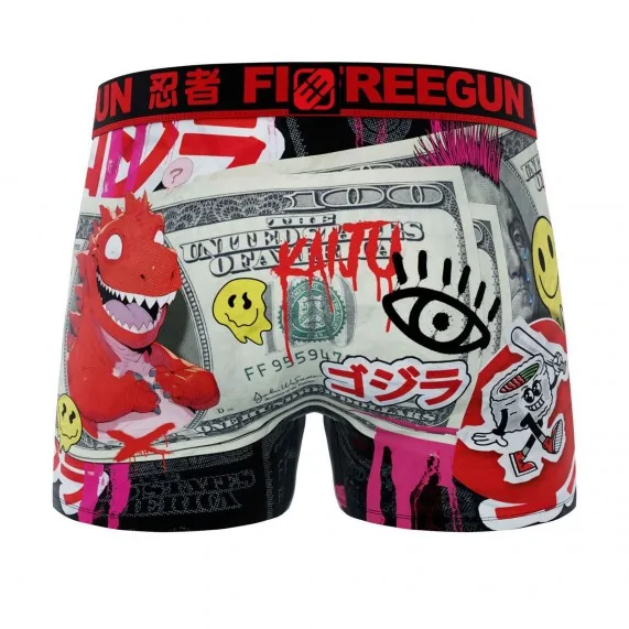 Boxershorts für Männer aus Mikrofaser "Street Pop-Art (Boxershorts Mann) Freegun auf FrenchMarket