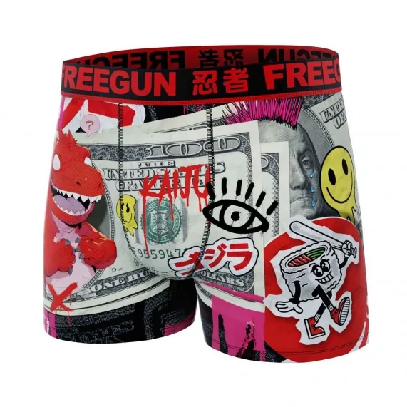Boxershorts für Männer aus Mikrofaser "Street Pop-Art (Boxershorts Mann) Freegun auf FrenchMarket