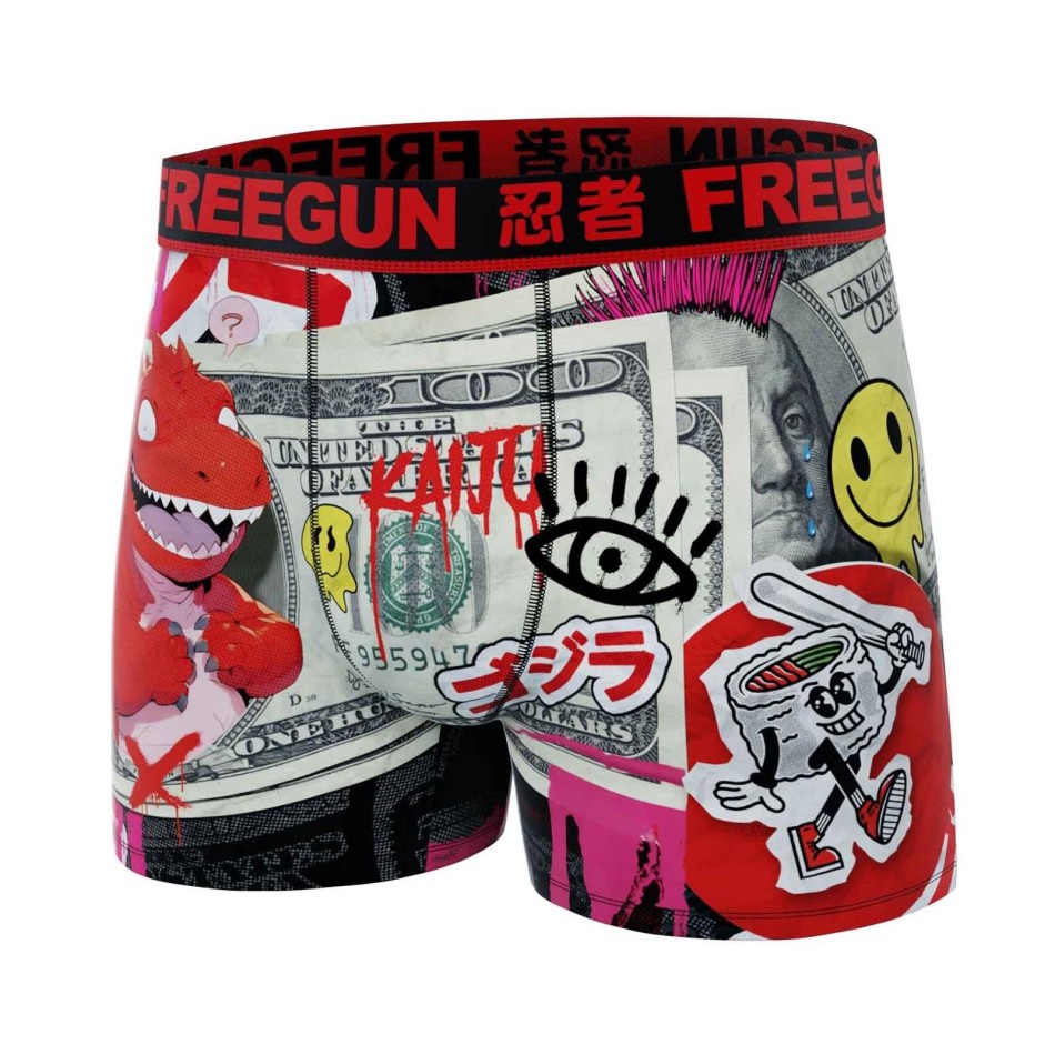 Street Pop-Art" Microvezel Boxer voor heren (Herenboxershorts) Freegun chez FrenchMarket
