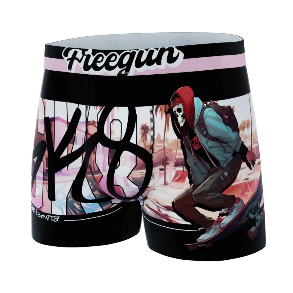 Boxer für Männer Mikrofaser "Street Sport (Boxershorts Mann) Freegun auf FrenchMarket