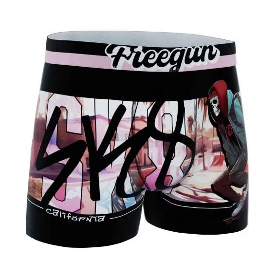 Boxer de microfibra "Street Sport" para hombre (Calzoncillos para hombre) Freegun chez FrenchMarket
