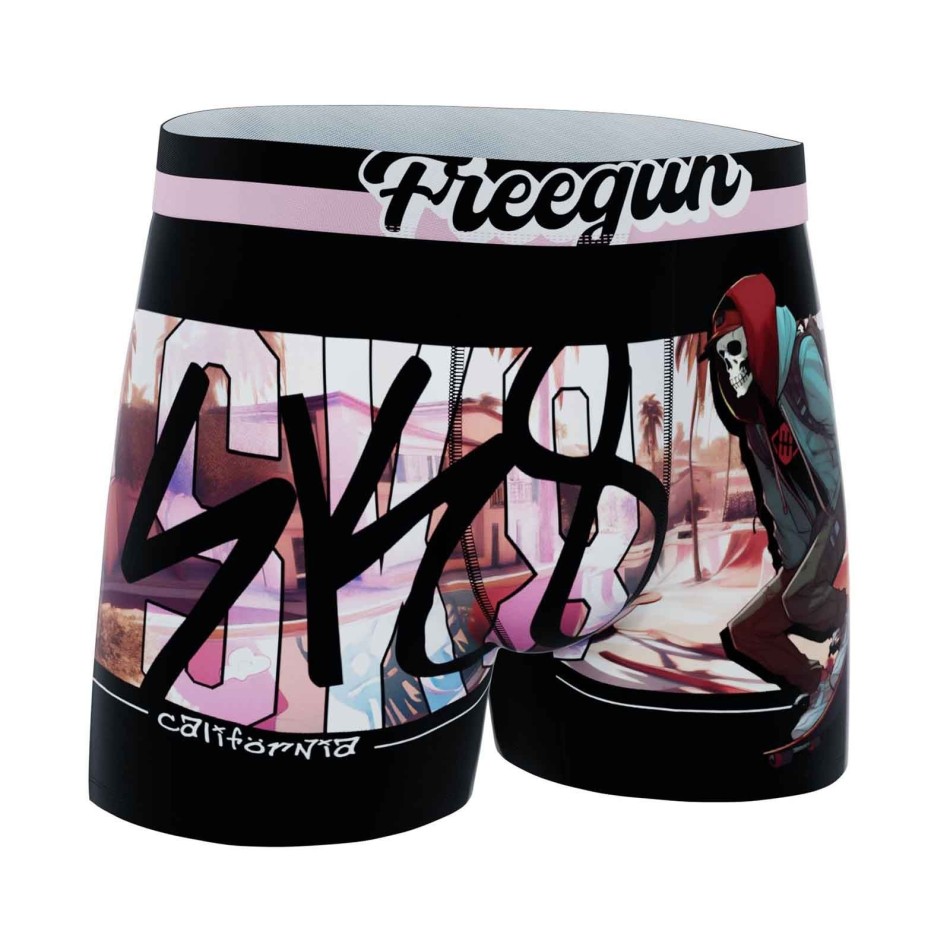 Boxer Homme Microfibre "Street Sport" (Boxers Homme) Freegun chez FrenchMarket