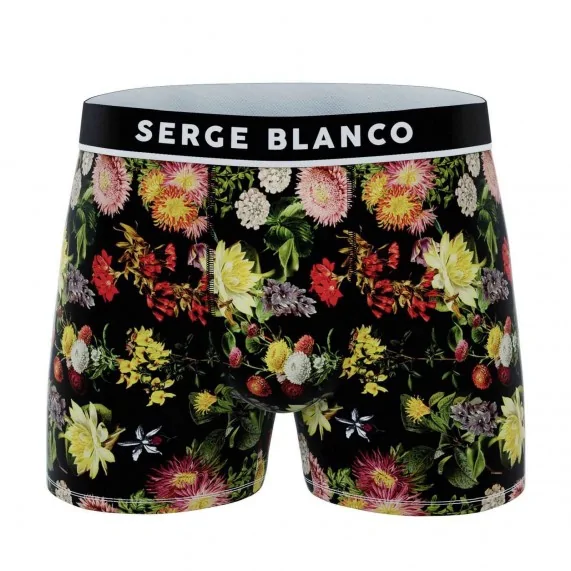 Lote de 3 calzoncillos bóxer de microfibra para hombre (Calzoncillos para hombre) Serge Blanco chez FrenchMarket