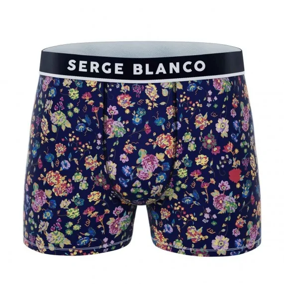 Lote de 3 calzoncillos bóxer de microfibra para hombre (Calzoncillos para hombre) Serge Blanco chez FrenchMarket