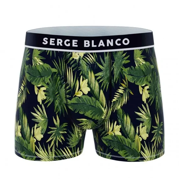 Set di 3 boxer da uomo in microfibra (Boxer da uomo) Serge Blanco chez FrenchMarket