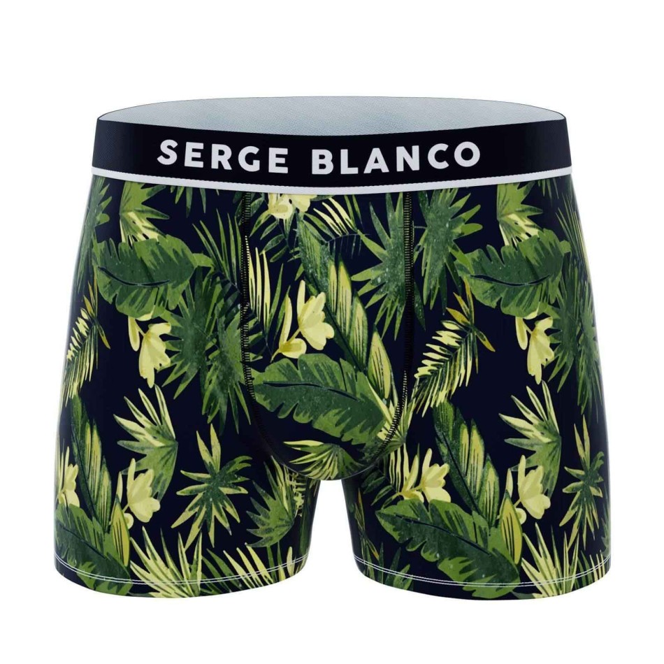 Lot de 3 Boxers Homme Microfibre (Lot boxers Homme) Serge Blanco chez FrenchMarket