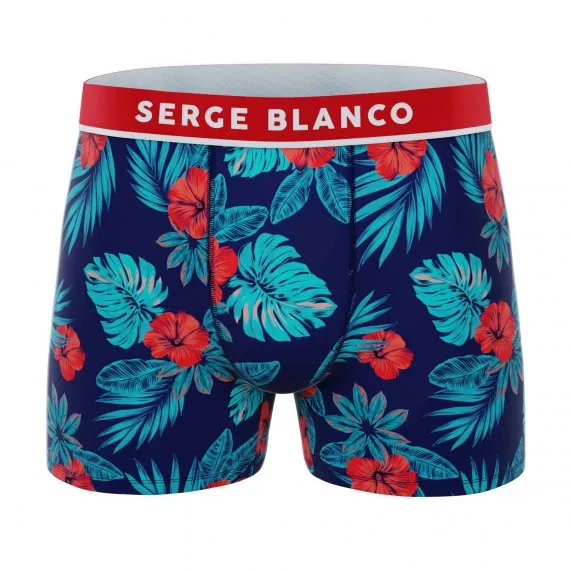 Set di 3 boxer da uomo in microfibra (Boxer da uomo) Serge Blanco chez FrenchMarket