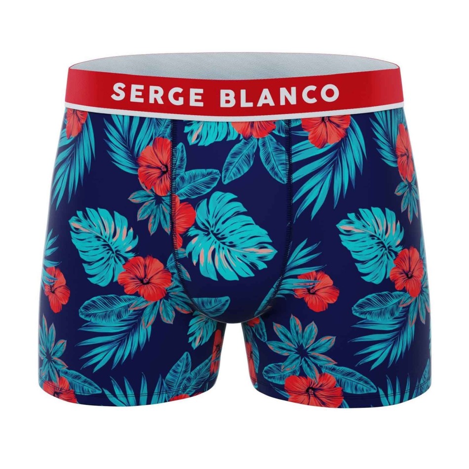 Lot de 3 Boxers Homme Microfibre (Lot boxers Homme) Serge Blanco chez FrenchMarket