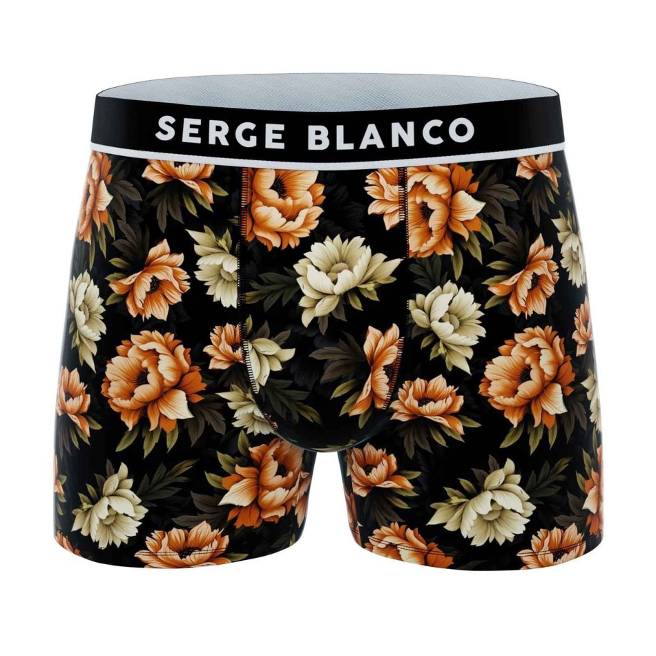 Lote de 3 calzoncillos bóxer de microfibra para hombre (Calzoncillos para hombre) Serge Blanco chez FrenchMarket